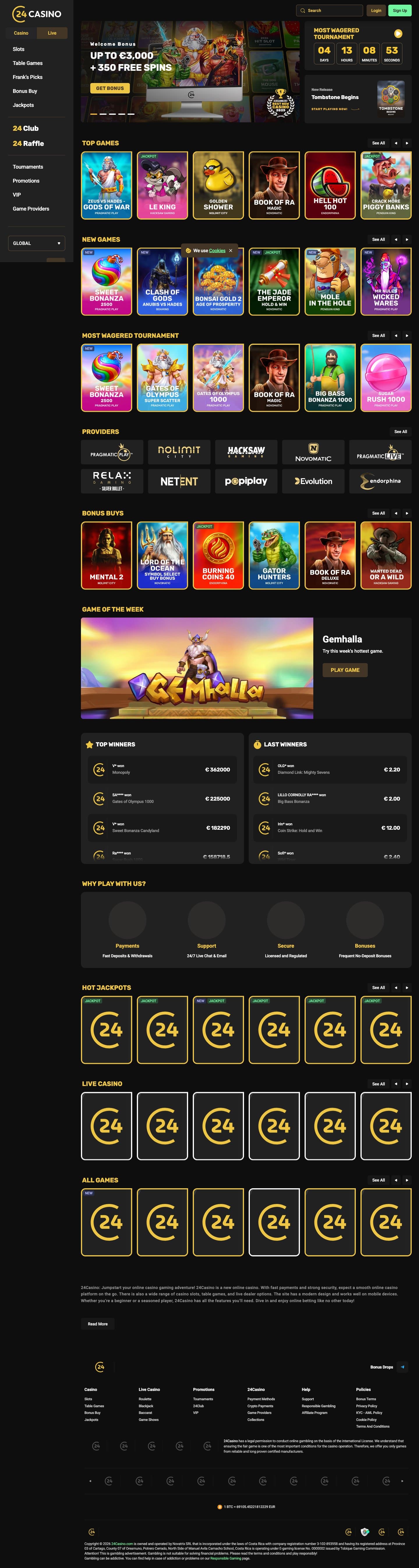 24Casino screenshot