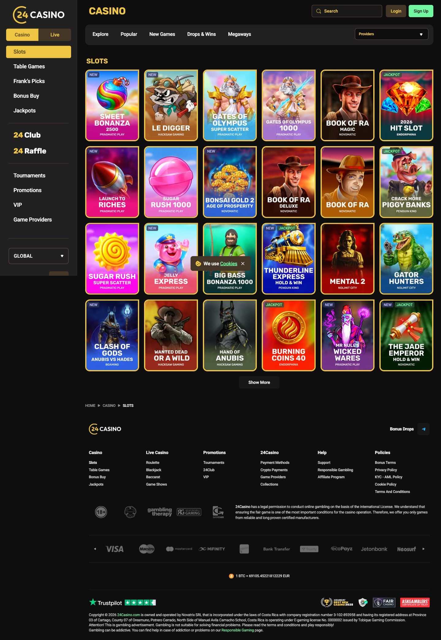 24Casino screenshot