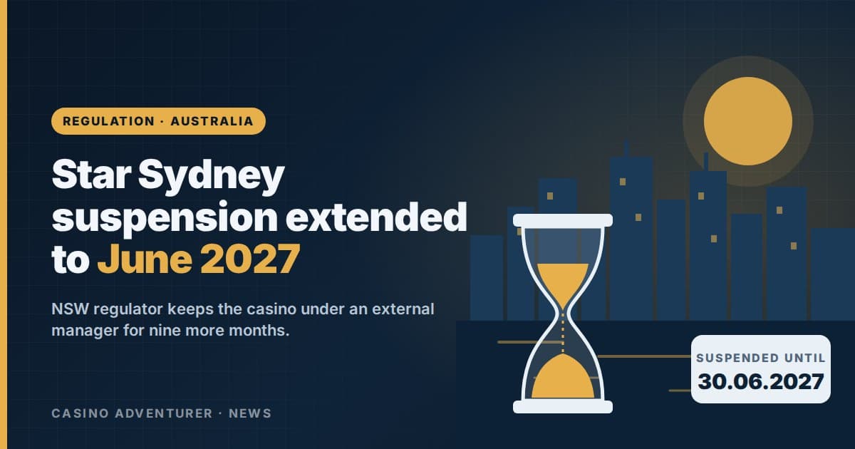 NSW Regulator Extends The Star Sydney Casino Licence Suspension Until June 2027