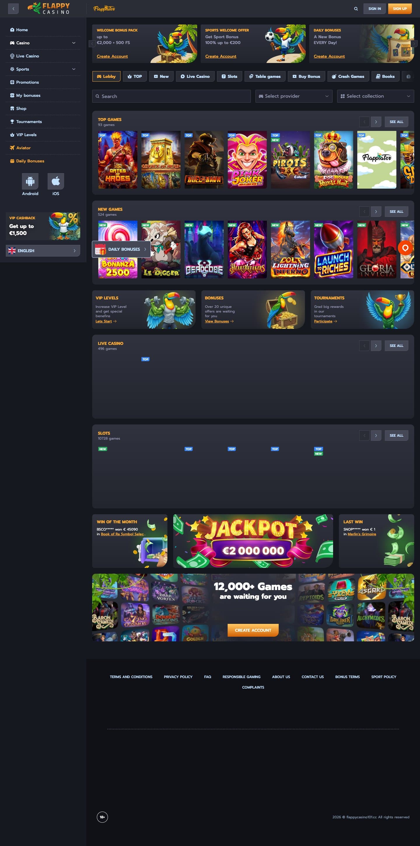 Flappy Casino screenshot