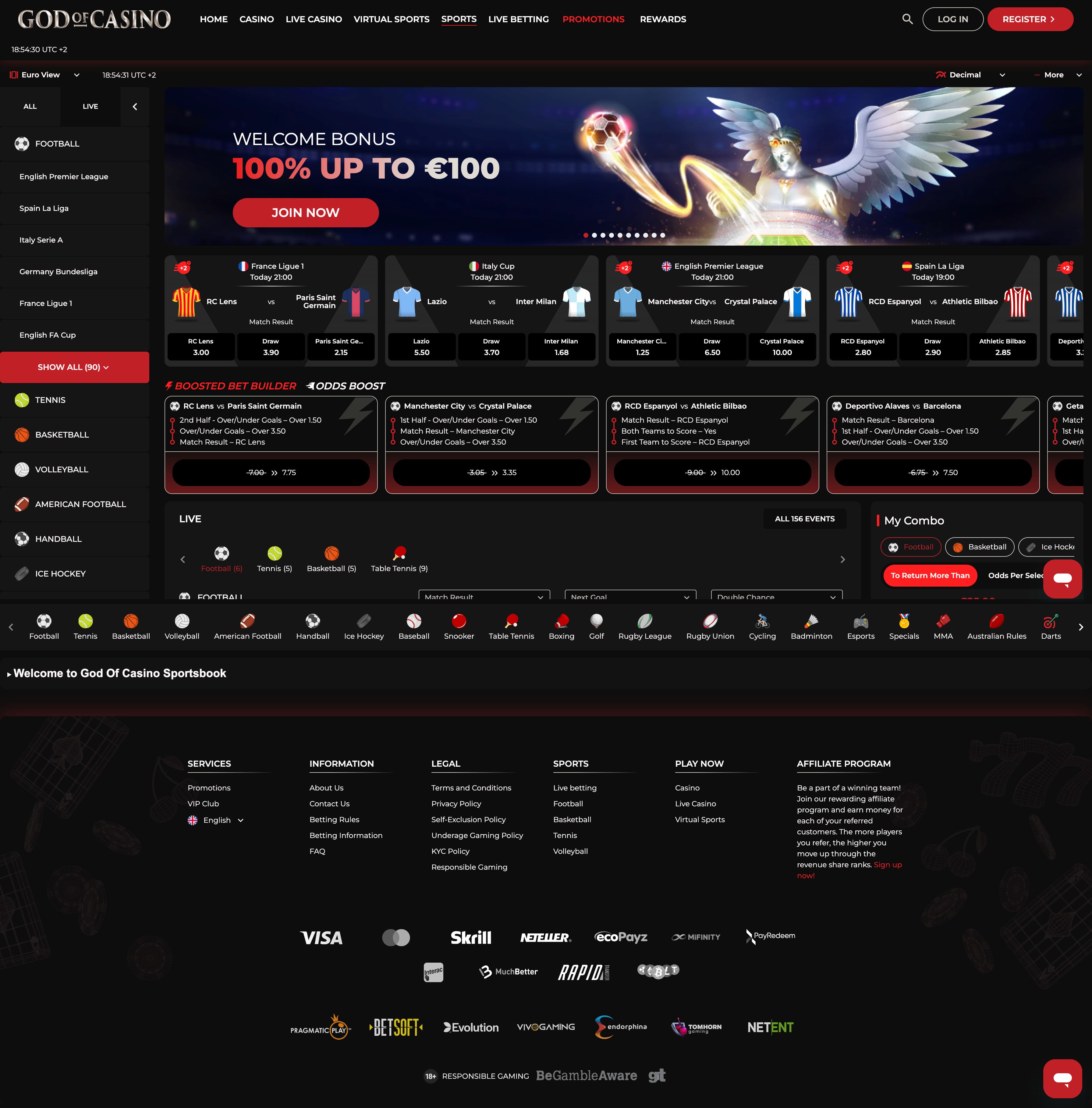 God of Casino screenshot